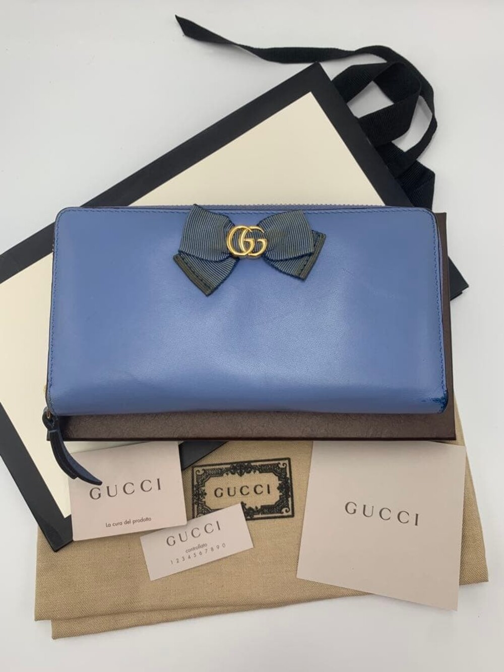 Gucci Long Wallet Gg Marmont Leather #247651G19B